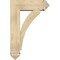 Ekena Millwork Thorton Arts and Crafts Rough Sawn Bracket w/ Offset Brace, Douglas Fir, 8"W x 24"D x 36"H BKT0806X24X36THR03RDF - alternate 4